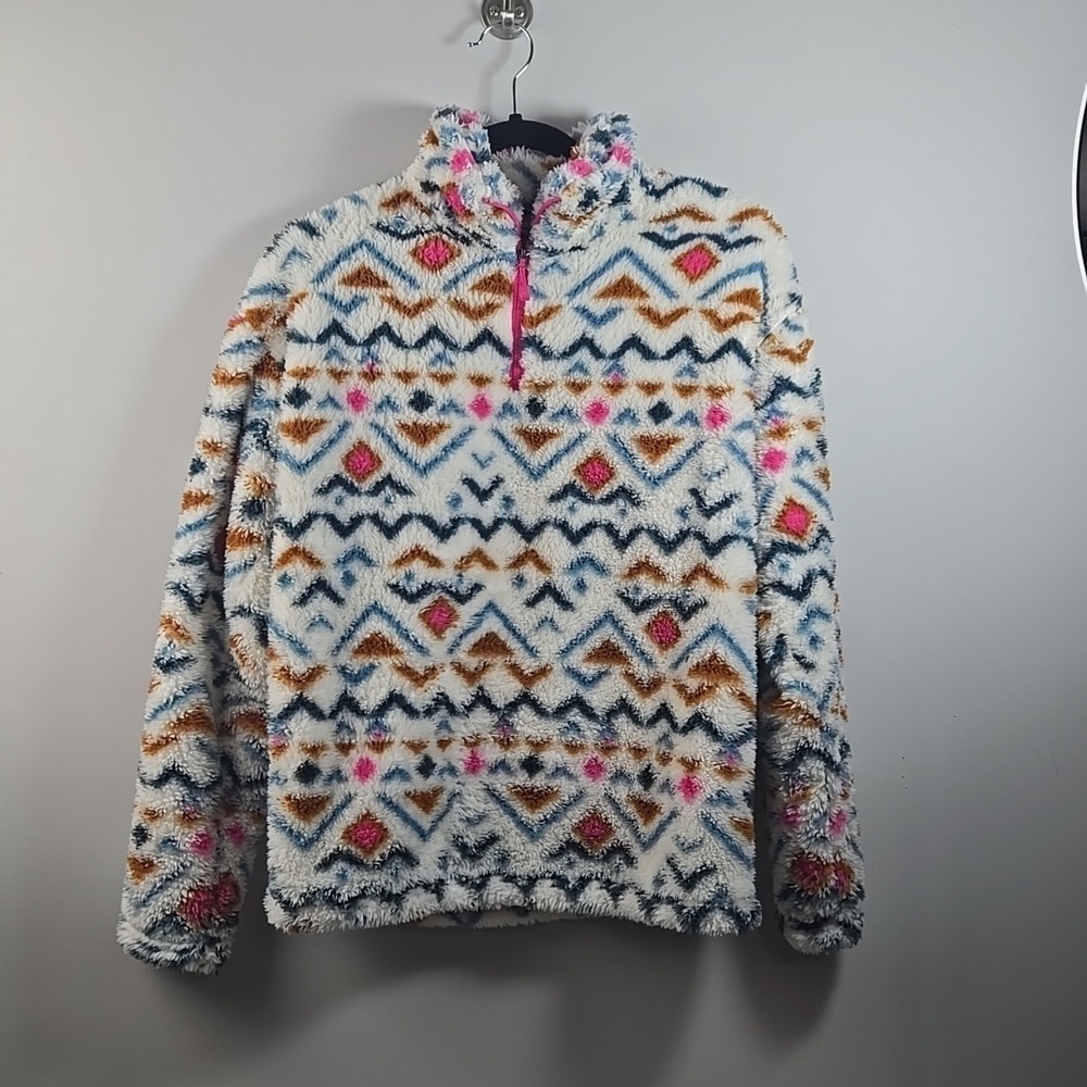 Eddie Bauer Aztec Plush Pullover